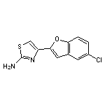 4-(5-chloro-1-benzofuran-2-yl)-1,3-thiazol-2-amine