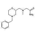 2-{[(4-benzylmorpholin-2-yl)methyl](methyl)amino}acetamide