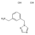 [3-(1H-1,2,4-triazol-1-ylmethyl)phenyl]methanamine dihydrochloride