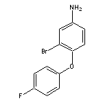 3-bromo-4-(4-fluorophenoxy)aniline