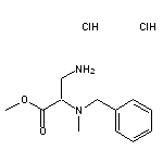 methyl 3-amino-2-[benzyl(methyl)amino]propanoate dihydrochloride