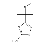 3-(2-methoxypropan-2-yl)-1,2,4-thiadiazol-5-amine