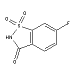 6-fluoro-2,3-dihydro-1$l^{6},2-benzothiazole-1,1,3-trione