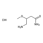 4-amino-3-methoxybutanamide hydrochloride