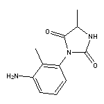 3-(3-amino-2-methylphenyl)-5-methylimidazolidine-2,4-dione