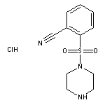 2-(piperazine-1-sulfonyl)benzonitrile hydrochloride