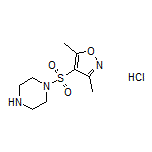 3,5-Dimethyl-4-(1-piperazinylsulfonyl)isoxazole Hydrochloride