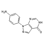 1-(4-aminophenyl)-1,5-dihydro-4H-pyrazolo[3,4-d]pyrimidin-4-one