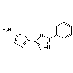 5’-phenyl-2,2’-bi-1,3,4-oxadiazol-5-amine