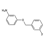 3-[(3-fluorophenyl)methoxy]aniline