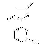 2-(3-aminophenyl)-5-methyl-2,4-dihydro-3H-pyrazol-3-one