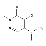 4-Chloro-2-methyl-5-(1-methylhydrazino)-2,3-dihydropyridazin-3-one