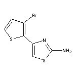 4-(3-bromothiophen-2-yl)-1,3-thiazol-2-amine