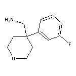 1-[4-(3-fluorophenyl)tetrahydro-2H-pyran-4-yl]methanamine