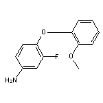 3-fluoro-4-(2-methoxyphenoxy)aniline