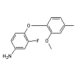 3-fluoro-4-(2-methoxy-4-methylphenoxy)aniline