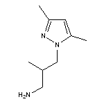 3-(3,5-dimethyl-1H-pyrazol-1-yl)-2-methylpropan-1-amine