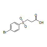 3-[(4-bromophenyl)sulfonyl]propanoic acid