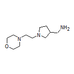 1-(2-Morpholinoethyl)pyrrolidine-3-methanamine