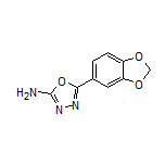 5-(Benzo[d][1,3]dioxol-5-yl)-1,3,4-oxadiazol-2-amine