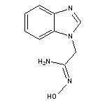 (1Z)-2-(1H-benzimidazol-1-yl)-N’-hydroxyethanimidamide