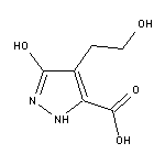 3-hydroxy-4-(2-hydroxyethyl)-1H-pyrazole-5-carboxylic acid