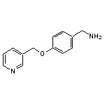 1-[4-(pyridin-3-ylmethoxy)phenyl]methanamine