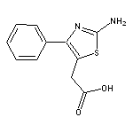 2-(2-amino-4-phenyl-1,3-thiazol-5-yl)acetic acid