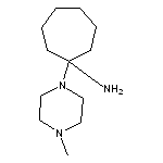 [1-(4-methylpiperazin-1-yl)cycloheptyl]methylamine