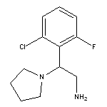 2-(2-chloro-6-fluorophenyl)-2-pyrrolidin-1-ylethanamine