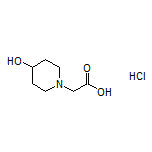 2-(4-Hydroxy-1-piperidyl)acetic Acid Hydrochloride