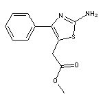 methyl 2-(2-amino-4-phenyl-1,3-thiazol-5-yl)acetate