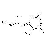 N’-hydroxy-5,7-dimethylpyrazolo[1,5-a]pyrimidine-3-carboximidamide