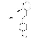 4-[(2-chlorophenyl)methoxy]aniline hydrochloride