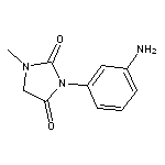 3-(3-aminophenyl)-1-methylimidazolidine-2,4-dione