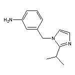 3-{[2-(propan-2-yl)-1H-imidazol-1-yl]methyl}aniline