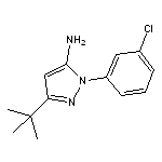 3-tert-butyl-1-(3-chlorophenyl)-1H-pyrazol-5-amine