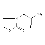 2-(2-oxo-1,3-oxazolidin-3-yl)ethanethioamide