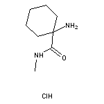 1-amino-N-methylcyclohexane-1-carboxamide hydrochloride