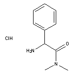 2-amino-N,N-dimethyl-2-phenylacetamide hydrochloride