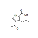 4-acetyl-5-methyl-3-propyl-1H-pyrrole-2-carboxylic acid