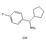 cyclopentyl(4-fluorophenyl)methanamine hydrochloride