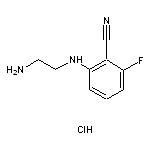 2-[(2-aminoethyl)amino]-6-fluorobenzonitrile hydrochloride