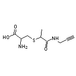 2-amino-3-{[1-(prop-2-yn-1-ylcarbamoyl)ethyl]sulfanyl}propanoic acid