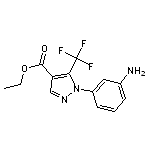 ethyl 1-(3-aminophenyl)-5-(trifluoromethyl)-1H-pyrazole-4-carboxylate