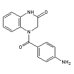 4-[(4-aminophenyl)carbonyl]-1,2,3,4-tetrahydroquinoxalin-2-one