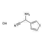 2-amino-2-(thiophen-3-yl)acetonitrile hydrochloride