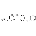 [6-(4-phenoxyphenoxy)pyridin-3-yl]methanamine