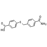 4-{[4-(aminocarbonyl)benzyl]thio}benzoic acid