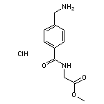 methyl 2-{[4-(aminomethyl)phenyl]formamido}acetate hydrochloride